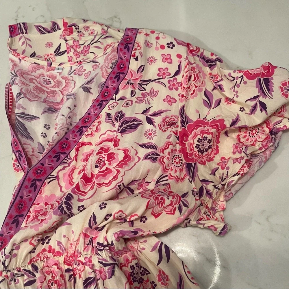 🎉HOST PICK🎉 SHEIN pink floral print mini dress - Picture 13 of 13